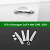 FOR Volkswagen VW Golf 4 Mk4 1999-2004 Accessory Glossy Chrome Silver Door Handle Covers Trim 2000 2001 2002 2003