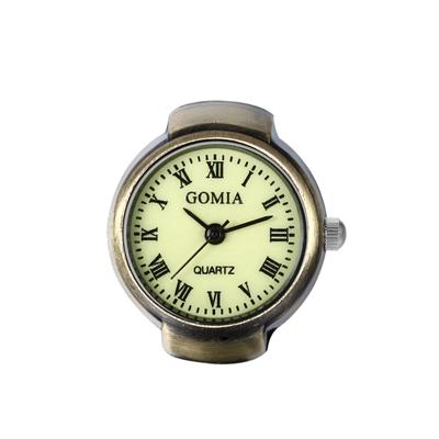 Ring Watch Ring Watch Rome Analog Free Size Waterproof Ring Watch Retro Stylish Bronze Fashion Accessory Men's Women's