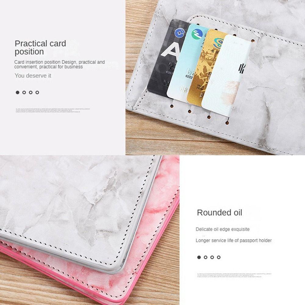 Bag Airplane Check-in Passport Protective Cover Passport Holder PU Card Case Travel Accessories