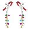 Cute Bell Nipple Clamps Red Tipped Breast Labia Clips   Nipple & Clitoral Toys
