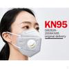Haze Adult Mouth Cover With Breathing Valve Gray