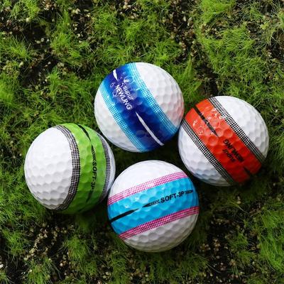 Nebesky modré golfové míčky 360 ° míření na super dlouhé vzdálenosti golfový míček profesionální soutěž