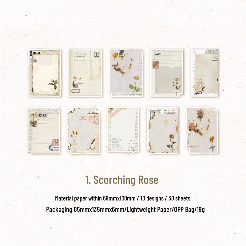

Yan Ji Retro Island Series Sticky Notes: 5 Styles for Journals and Letters.