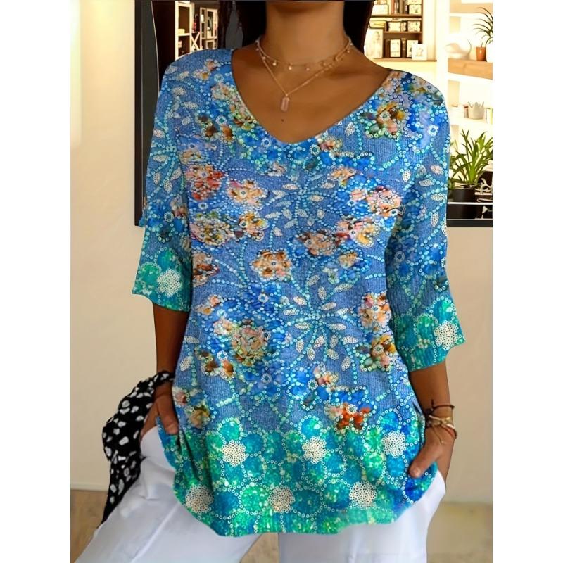 Daily Wear Elbow‑Length Sleeve Blouse