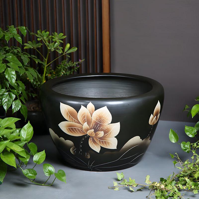 Three Wolves Farm Thickened Ceramic Planter