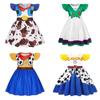 Toy Story Woody And Buzz Lightyear Cosplay Princess Dress For Kids 3-8 Years