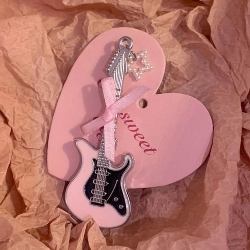 Sweet Bowknot Hair Clip Stylish Guitar Hairpin Fashionable Hair Barrette Delicate Hair Jewelry Hair Adornments for Women