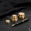 Brass Paperweights Heavy Paper Compact Portable Decorative Weight Block Stability Desktop Ornament