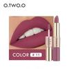 O.TWO.O - 2 in 1 Matte Liquid Lipstick - 4 Colours