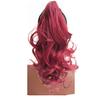 Synthetic Wavy Claw Clip In Hair Extension Pony Tail Heat Resistant Natural Wave False Hairpiece