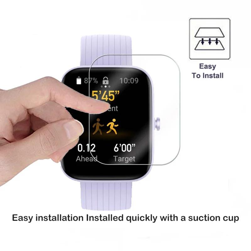 For Huami Amazfit Bip 3 Bip3 Pro Smartwatch Screen Protectors Soft TPU Anti-scratch Hydrogel Protective Films for Amazfit Bip 3