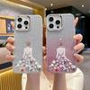 Floral Back Girl OPPO Reno12 Mobile Phone Case New Model Suitable for A40 Creative Temperament Luxury Glitter