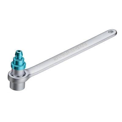 STRAIGHT 19-1518 Brake Bleeder Wrench 0.3 Inch (8 Mm) with One Way Valve
