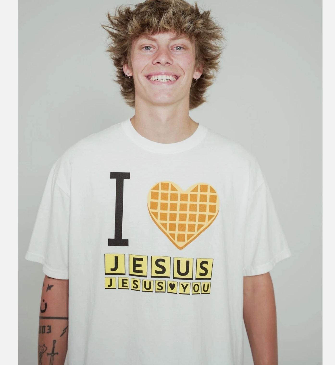 Bryce Crawford Merch I Love Jesus T shirt XXXL