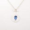 Tanzanite Gemstone 925 Solid Silver Jewelry Handmade Pendant 1.4" For Engagement PP-57-13