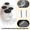 Contemporary Acrylic Jewelry Display Tower Multi Layer Jewelry Organizers For Necklaces Bracelets And More