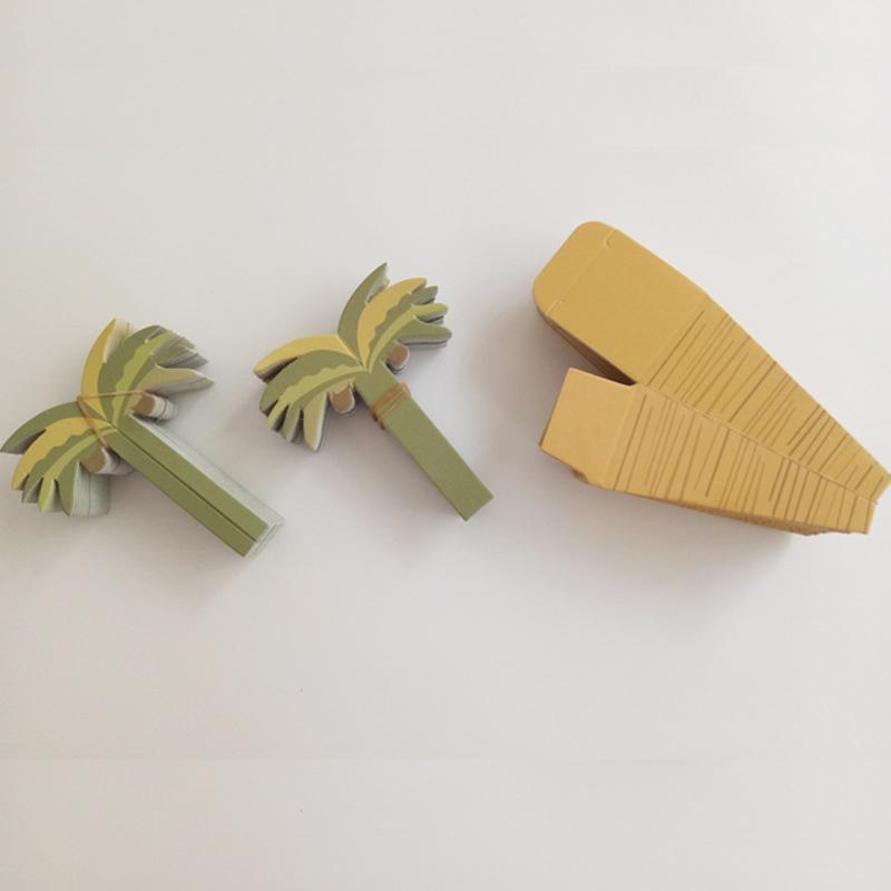 10Pcs Coconut Tree Carton Marriage Palm Tree Carton Party Paper Box Wedding Paper Carton Eco-Friendly Candy Wrapping Box