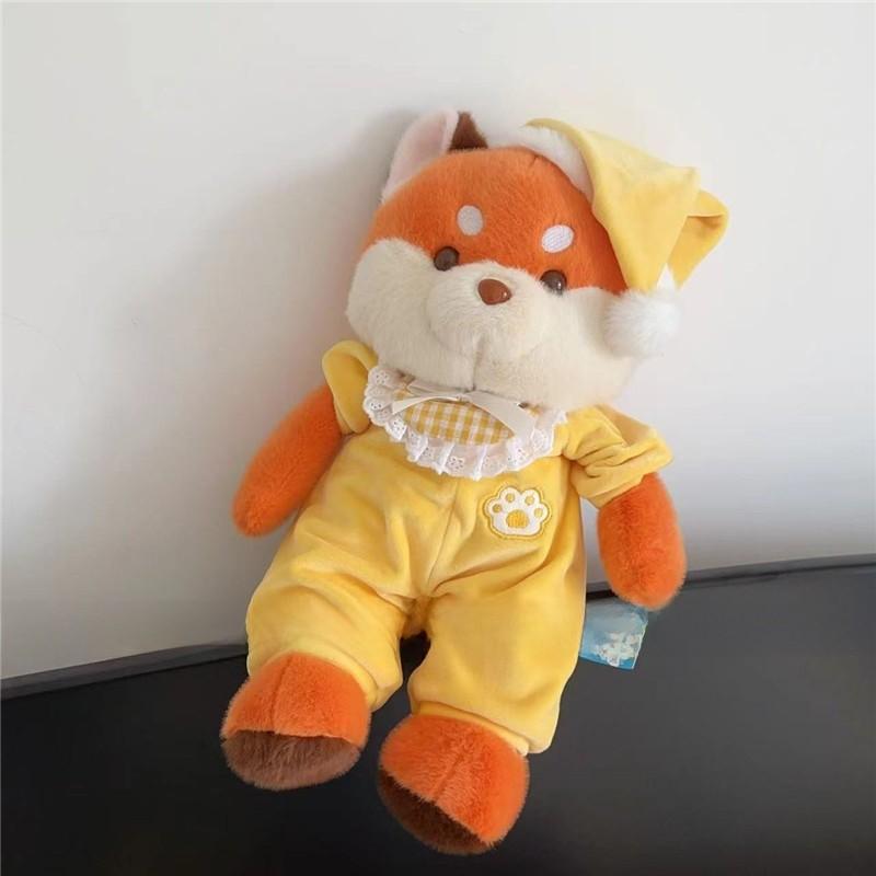 Dress Koala Fox Cute Plush Figure With Soft Material For Children Gift Play And
