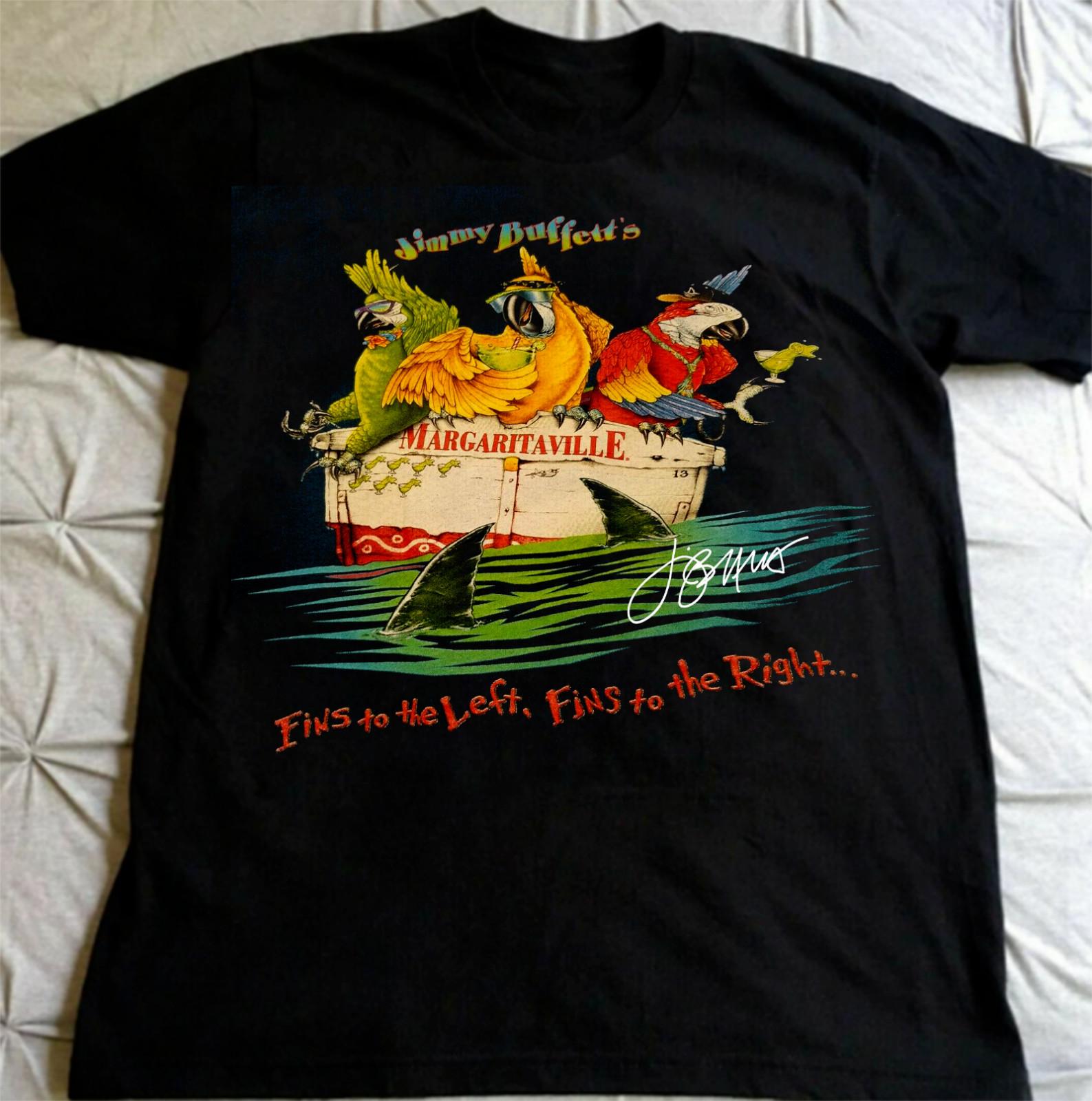 Jimmy Buffett Margaritaville Las Vegas Cotton Black Unisex Shirt S