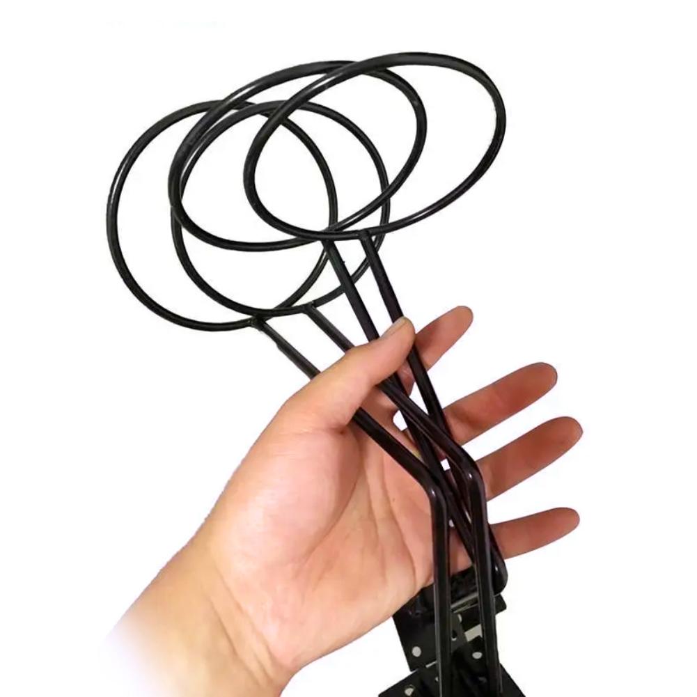 Motorcycle Helmet Holder Hanger Rack Wall Mounted Hook for Coats Hats Caps Helmet Rack Black Steel Accessories
