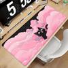Cartoon Schwarze Katze Wolken Mauspads Rutschfest Übernäht PC Büro Zubehör Gummi Tastatur Großes Gaming XXL HD-Druck Schreibtischunterlage