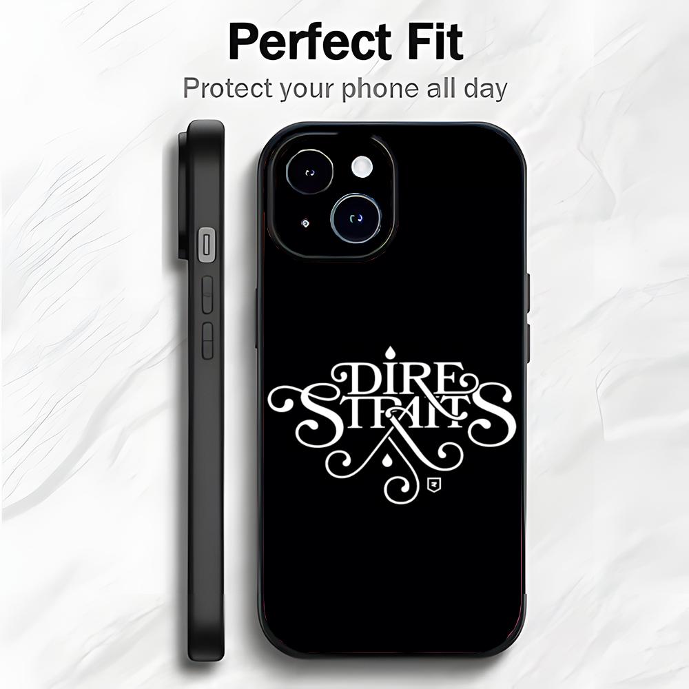 

Classic Rock British Band D-Dire Straits Phone Case Phone Case Soft Packaging Lightweight For iPhone17 16 15 14 13ProMax iphone12promax
