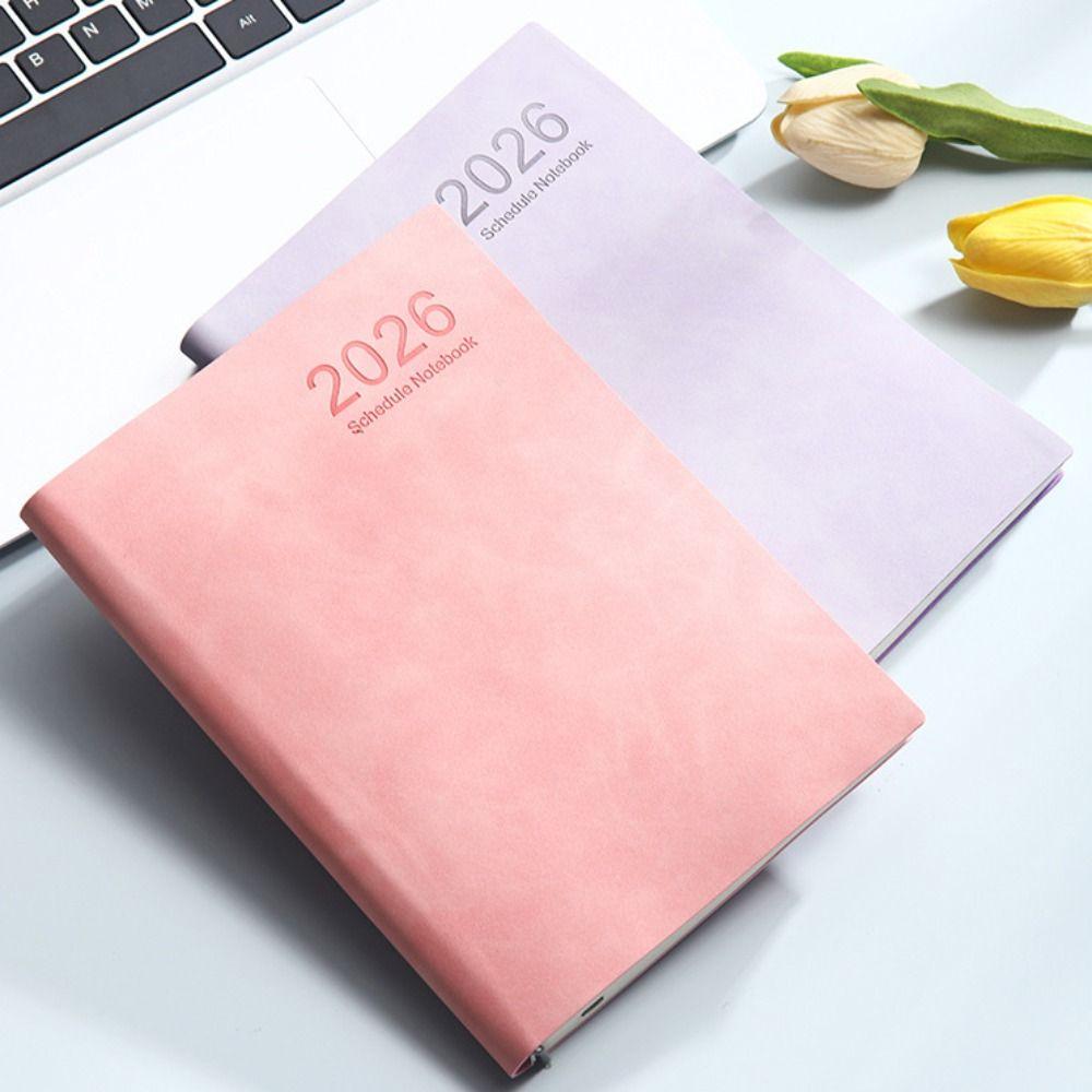 Planner Reminder 2026 Agenda Book A5 Daily Planner Portable Calendar Book  Office Supplies