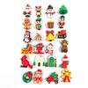 Christmas Party Favors 24-Day 3D Mini Brick Ornament Advent Calendar 2026, 24 DIY Santa Claus Reindeer Snowman Figures Building Set Countdown