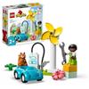 LEGO® DUPLO Ma Ville 10985 L’Éolienne Et La Voiture Électrique, Jouet Voiture Pour Enfants Dès 2 Ans