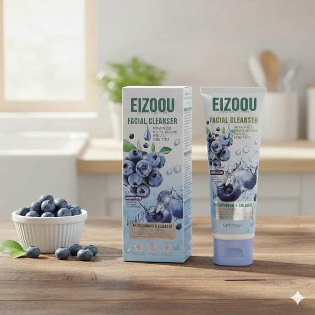 EIZOOU Moisturizing Deep Cleansing Face Wash For Glowing skin Daily Facial Cleanser for Sensitive, Combination to Oily Skin Hydrating Cleanser For