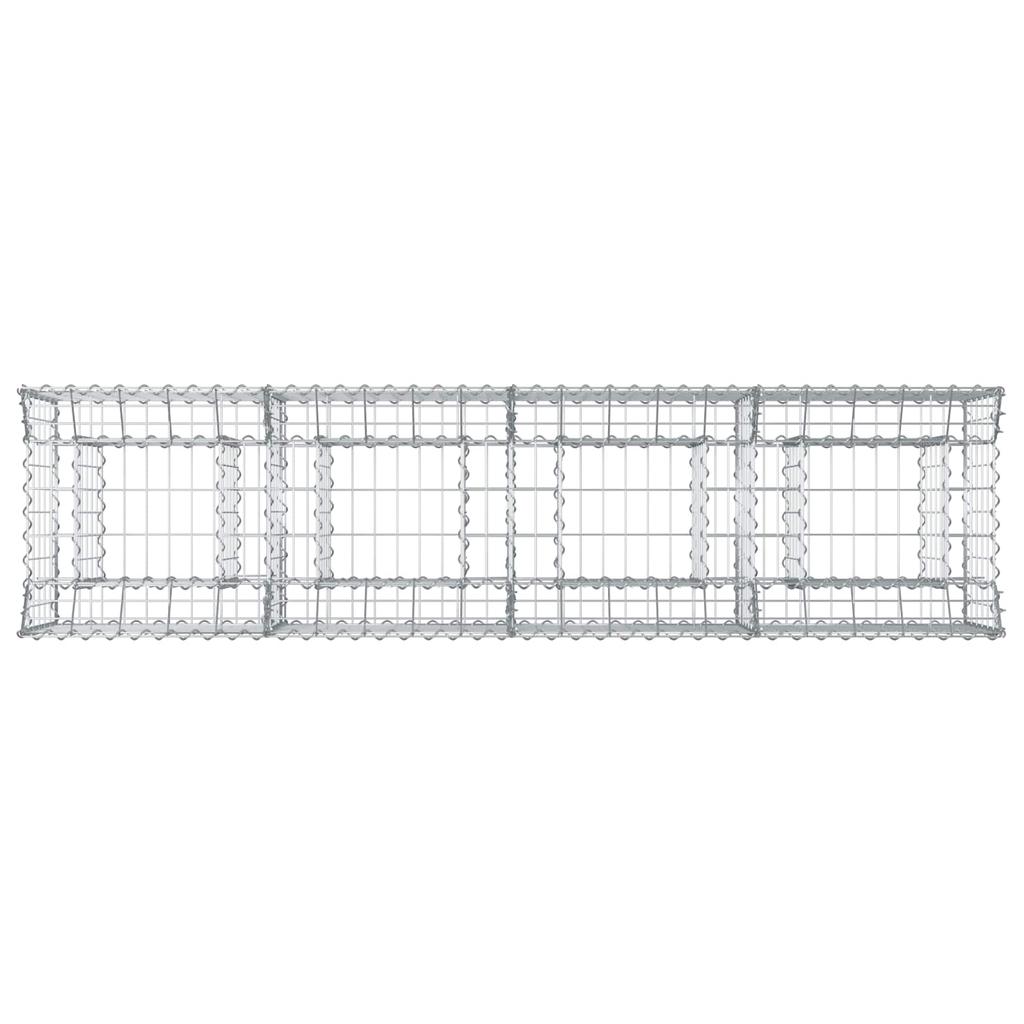 Gabion Raised Bed Silver