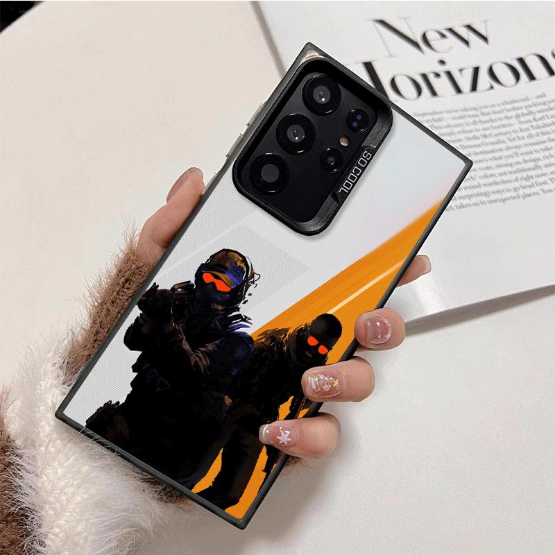 Counter Strike Cs Go Soft Phone Case for Samsung Galaxy S24 S25 FE S26 Edge S23 Ultra S22 Plus S21 + Shockproof Cover Back Shell