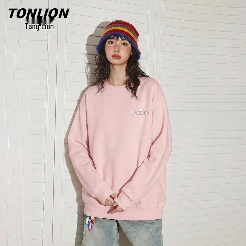 TonLion Women's Long Sleeve Crewneck Sweatshirt