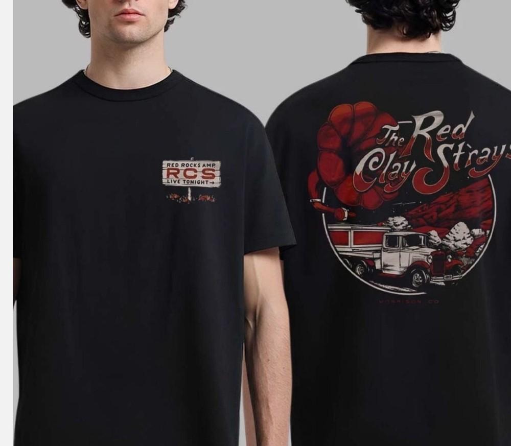 

The Red Clay Strays Red Rocks Amphitheatre 2025 Double Sided Unisex T-Shirt Unisex T-Shirt XL