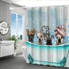 Shower Curtain For Dogs home shower curtains for bathroom waterproof fabric bathroom Curtains modern shower curtain 180x200