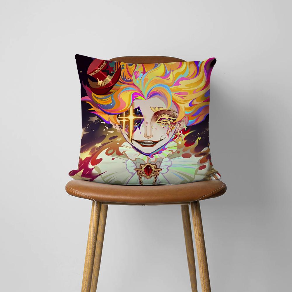 Game Identity V Hullabaloo Hunter Mike Morton cushion For Bedroom Car Coffee Shop Room and Living Room Sofa Decorative PillowCov