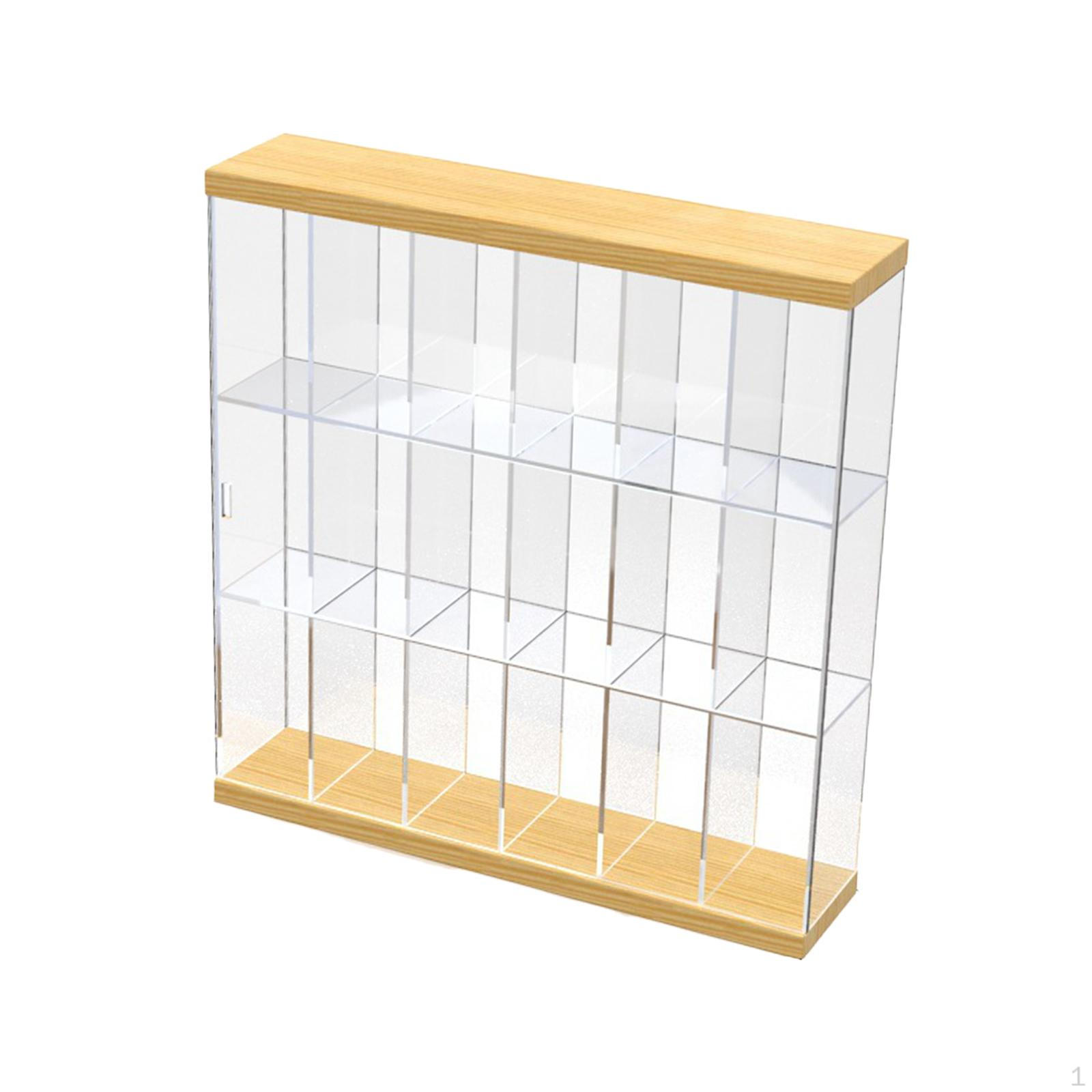 Action Figure Display Rack Acrylic Counter Toy Collection Sliding Storage Holder 18 grids 3590₽