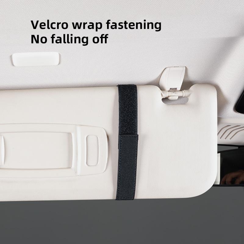 Leather Car Sun Visor Glasses Clip Eyeglass Holder Sunglasses For Citroen C5X e-C4 X e-C3 C4 C3 C5 Berlingo C-Elysee C-Crosser Akr256