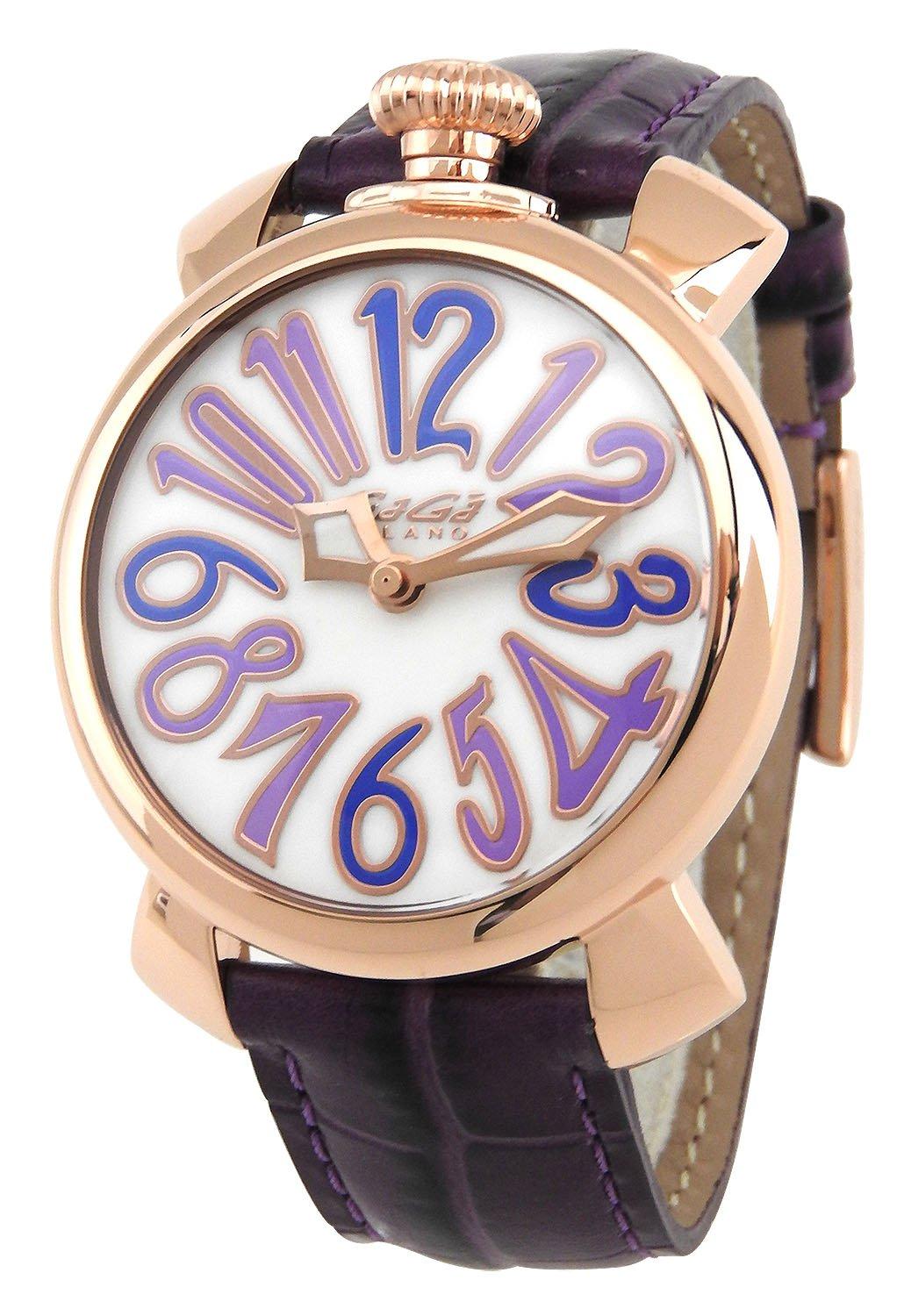 

GaGa Milano MANUALE 40MM 18K PVD Manuale Medium Size Watch 5021.4 Men s [Item]