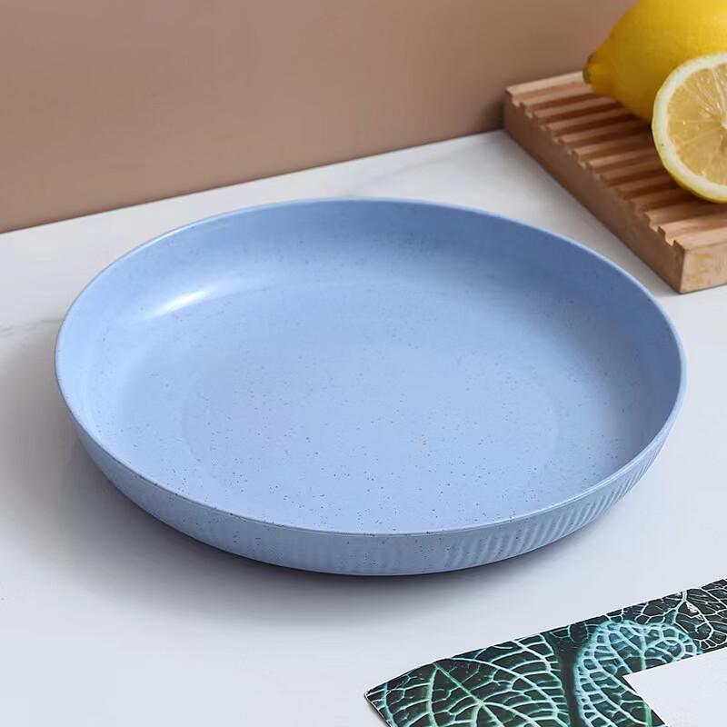 Ruhan Wheat Straw Round Dinner Plate Set