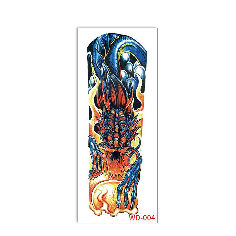 Adesivo Tatuaggio Braccio Intero Impermeabile Sudore Fiore Braccio Maschile e Femminile Braccio Tatuaggio Temporaneo Adesivo Tatuaggio