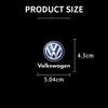 Samochody VW Dla Volkswagena Emblemat Logo Samochodu Dekoracyjne Naklejki Odznaka Deca lDla Volkswagena VW Golf 4 5 6 7 Jetta Polo Caddy GTI Bora