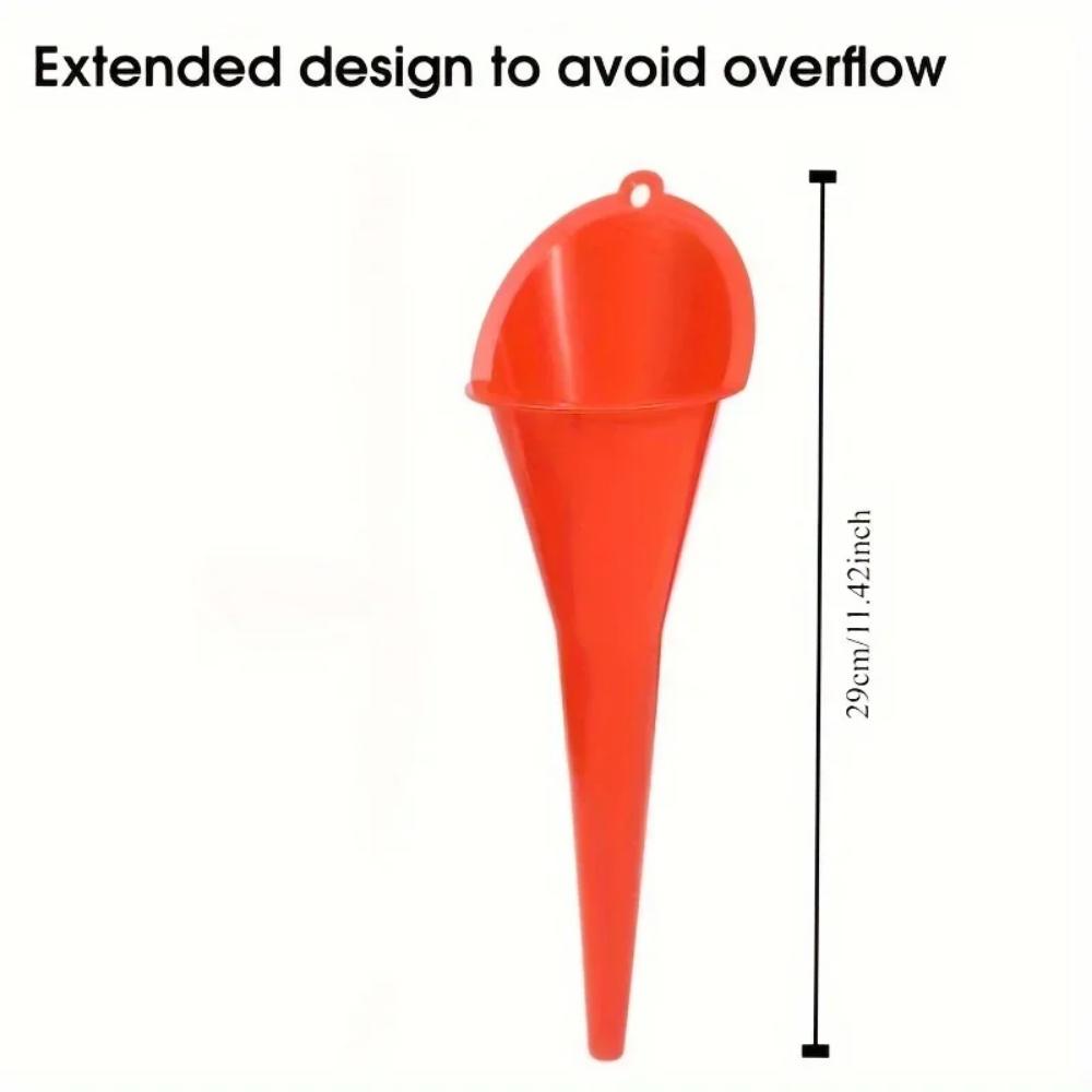 Long Rod Funnel, Splash-proof Plastic Oil Funnel, Motorcycle Refueling Tool 3-piece Set