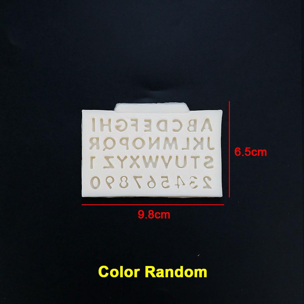 Silicone World 3D Letter Number Silicone Mold Cake Flipping Sugar Chocolate Cake Mold Baking Tools Alphanumeric Resin Molds
