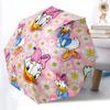 1pc Daisy Duck Design Automatic Opening/Closing Folding Umbrella with 8 Iron Ribs, Portable Sunshade for Men and Women Yy250731115