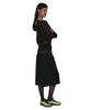 PARTIMENTO WOMEN Cutout Polka Dot Jacquard Knit Crewneck_Brown