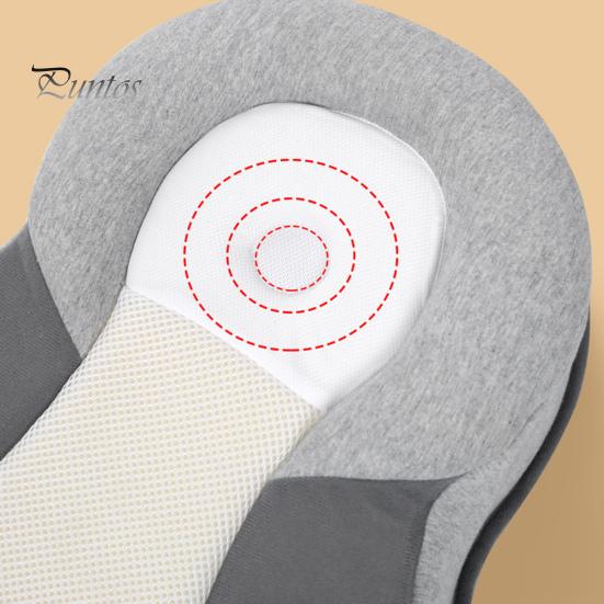 Anti Roll Newborn Baby Bed 15 Degree Incline Angle for Acid Reflux Vomiting Anti-vomiting Slope Pad Bassinet Wedge Baby Snuggle Bed Baby Shower Gift