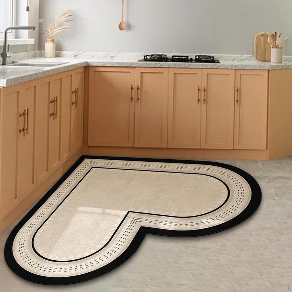 Cozy Heart Design Kitchen Mat Runner - Durable and Stylish
