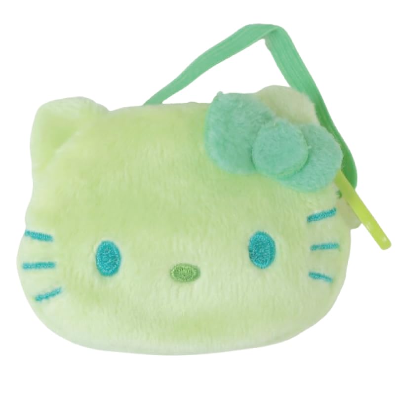 Nakajima Corporation Hello Kitty Plush Toy Pouch cannot be x x (Color Variations) Pattern selected, 203700-24, H7.5 W7.5 D2.6cm