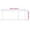 Vertical Awning White 140 X 600 Cm Oxford Fabric